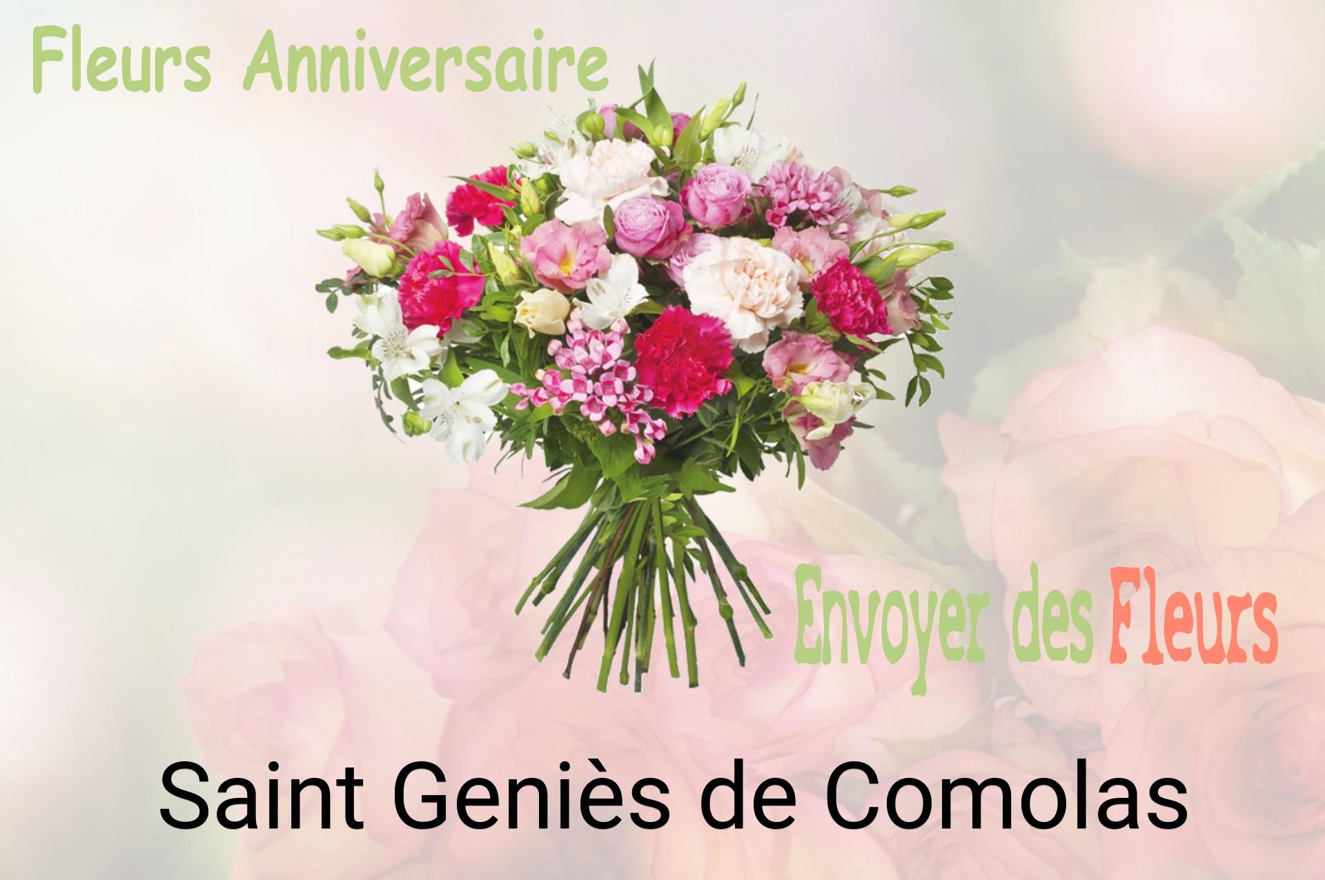 Bouquet de fleurs d’anniversaire livré à Saint-Geniès-de-Comolas