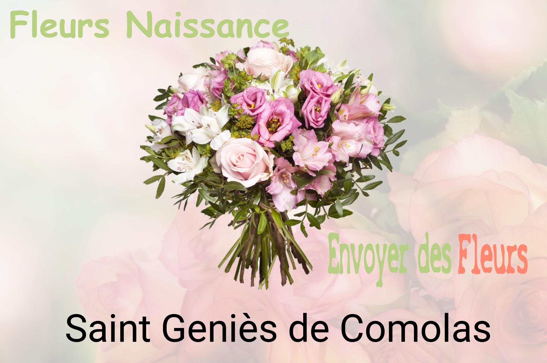 Bouquet de fleurs de naissance livré à Saint-Geniès-de-Comolas