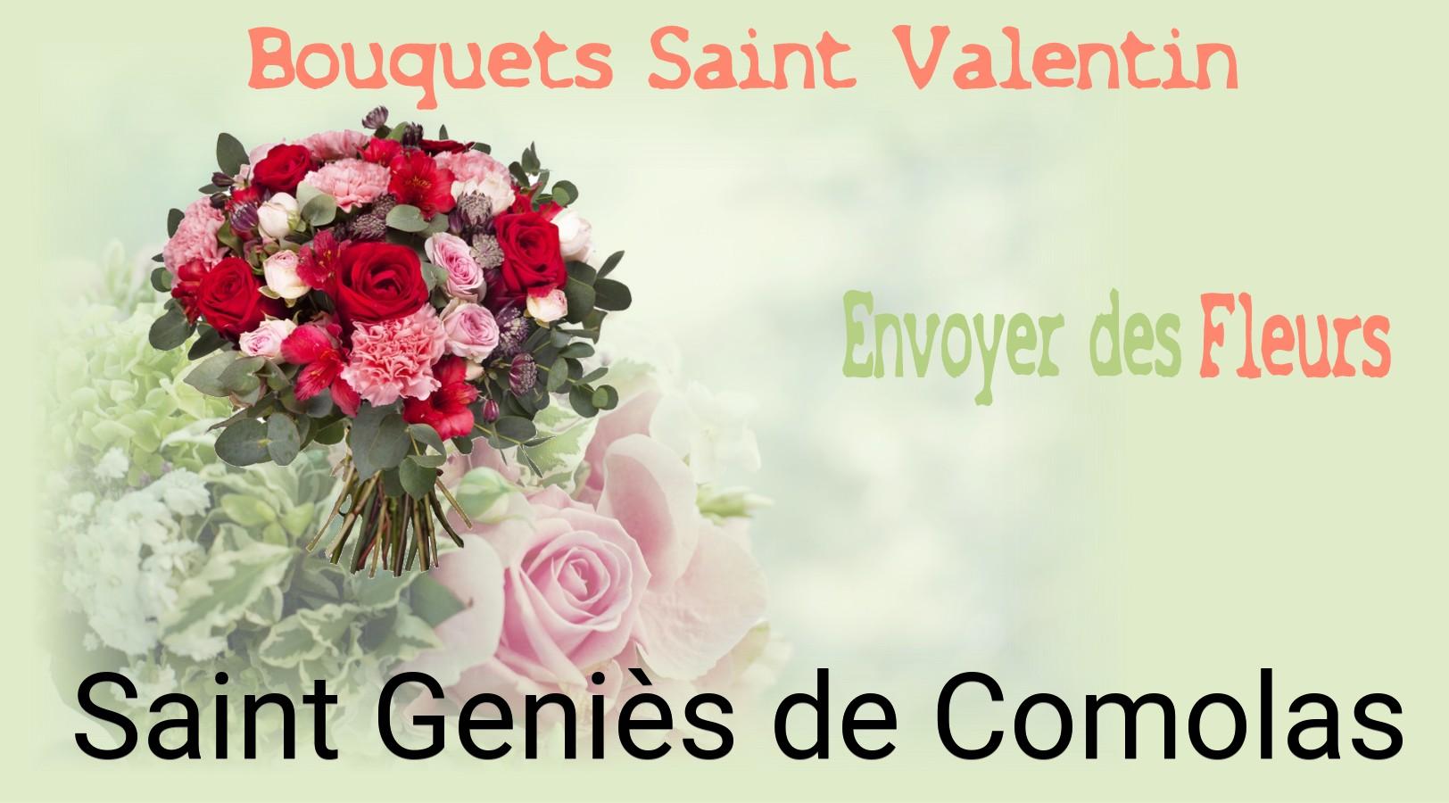 Roses de Saint-Valentin livrées à Saint-Geniès-de-Comolas